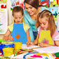 Kuuqa 30 Pack Kids Apron Painting Aprons For Kids, Kids Painting Apron Art Smocks Kid Apron For Classroom Painting Party Supplies