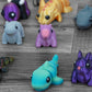 Articulating Mini Animal Fidget Toy Mystery Pack | Cute 3D Printed Desk Toy for Stress Relief | Eco-Friendly | Made in USA (5 Pa