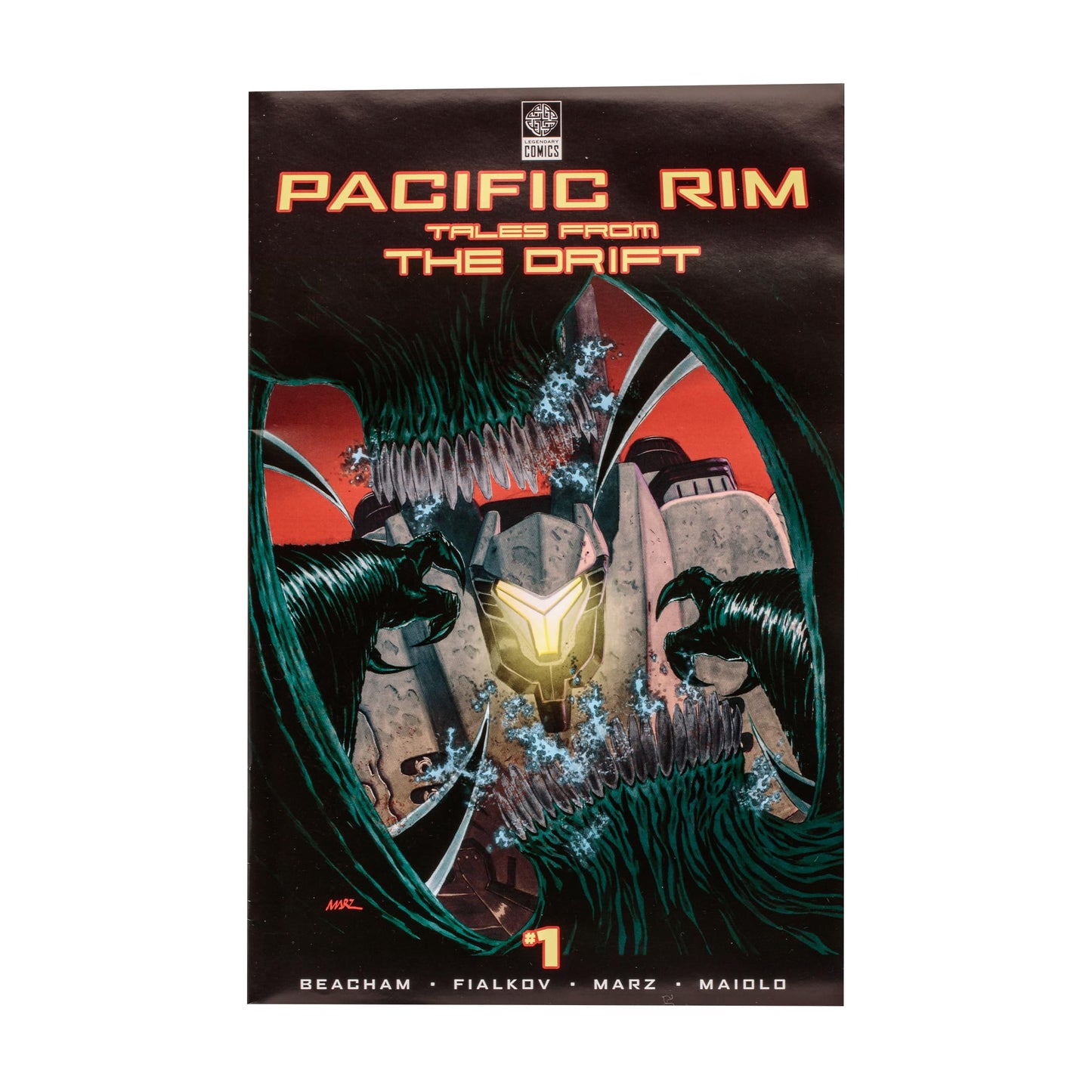 Pacific Rim Mcfarlane Toys Cherno Alpha (Jaeger) 4'' Scale Figure Playset With Comic