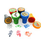 TINYMILLS 24 Pcs Pirate Stampers for Kids Pirate Birthday Party, Party Favors for Pirate Themed Party, Goody Bag Stuffers, Pinat