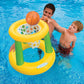 Intex - Floating Hoops 3, Incl Inflatable Pool Hoop & Basketball
