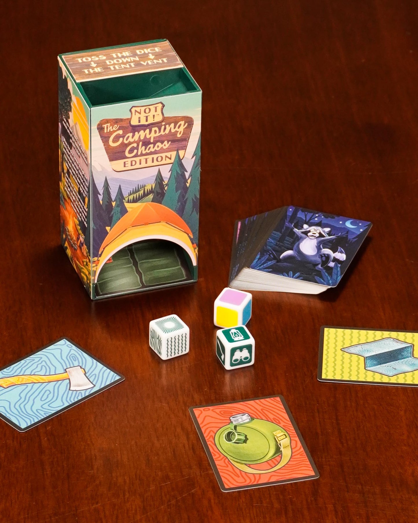 Not It Dice Games For Kids Strategy Game For Family Night Fun Card Game Stocking Stuffer Gift 3+ Players Ages 6+ Camping Chaos