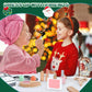 Wooden Makeup Toy Set, Wood Makeup Kit for Girls, 2-in-1 Pretend Wood Beauty Hair Salon & Makeup, 16-Piece Non-Toxic & Safe Wood