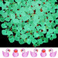 150 Pcs Luminous Tiny Ducks Mini Resin Ducks Miniature Duck Figures Micro Dollhouse Duck Accessories Landscape Gardening Decorat