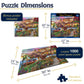 White Mountain 1000 Piece Jigsaw Puzzle - Italian Promenade, Engineered Wood, Model 1781pz