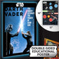 STAR WARS Construct Your Own Lightsabers Building Kit - Includes OBI Wan Kenobi & Darth Vader, 10"x7.24"x1.5", Plastic