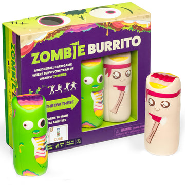 Zombie Burrito by Exploding Kittens - 3-6 Players - Ages 7+ - 15 Minutes to Play - Dodgeball Zombie Card Game - Party Game  Family Game Night  Kid and mature-themed Card Game
