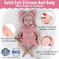 Vollence 19 Inch Full Silicone Reborn Realistic Lifelike Baby Doll - Girl