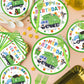 EUOYUFO 96PCS Garbage Trash Truck Plates and Napkins Party Supplies Trash Truck Birthday Party Decorations Waste Management Recy