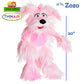 Living Puppets 20-Inch Plush Pink Dog Puppy Hand Puppet - Fine European Design  Ultra-Soft and Cuddly  Promotes Child Development  Safety Certified  Teacher-Recommended for Boys and Girls