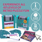 Defrag | Nostalgic Floppy Disk Themed Travel Size Board Game, Play Anywhere | Challenging Puzzle Game With Scenerio Booklet | 1