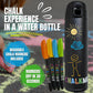 Chalkme Kids Craft Water Bottle - 16Oz Stainless Steel, Decorate Your Own Water Bottle, Diy Toy Gifts, Art & Craft Kit For Girls