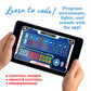 Thames & Kosmos Robotics Smart Machines Junior Stem Kit, Build & Code Your Robot’S Movements, Speed, Lights & Sounds, For Ages 8+, Use Screen-Free W/Built-In Buttons Or Via Block-Based Coding App