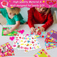 Chiazllta 30 Packs Valentines Day Picture Frame Craft Kits For Kids Valentines Diy Craft Heart Art Valentines Day Party Decorati