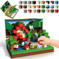 100Pcs Magnetic Blocks - Travel Magnetic Building Blocks Set With 2-In-1 Magnet Box, Magnet Cubes Build Forest Farm Stem Sensory