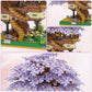 PQKIE Cherry Blossom Tree Building Set, 2229 Pcs Micro Blocks, Purple Bonsai Tree House, STEM Creative Toy for Kids and Adults