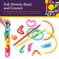 Special Supplies 30-Pack Mini Fun Pull And Pop Fun Tubes Mini For Kids Stretch, Bend, Build, And Connect Toy, Provide Tactile An
