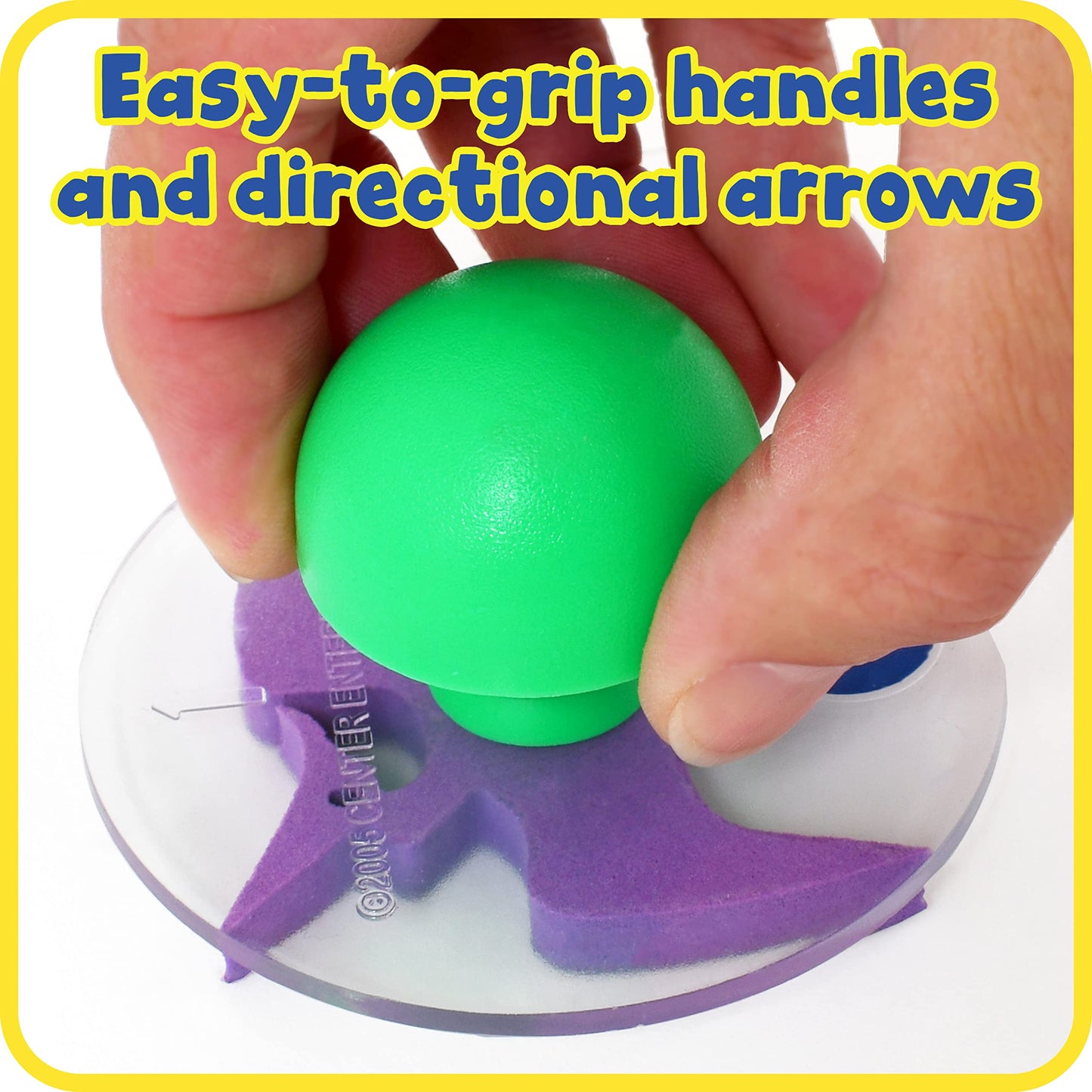 READY 2 LEARN Giant Stampers - Dinosaurs - Set of 6 - Easy to Hold Foam Stamps for Kids - Arts and Crafts Stamps for Displays, P