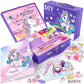 Joycover Unicorn Journal Set For Girls Toys Ages 6-8 8-12 Valentines Day Gifts For Girls Ages 6 7 8 9 10 11 Year Journaling Scra