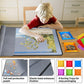 Folding Puzzle Board With 6 Puzzle Sorting Trays, Puzzle Felt Mat,For Puzzle Storage Puzzle Saver, Non-Slip Surface, Up To 1000