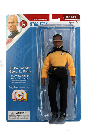 Mego Star Trek Tng Laforge 8 Inch Action Figure
