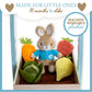 Kids Preferred Beatrix Potter Peter Rabbit Wooden Garden Wagon And Plush Veggie Play Set, (24228)