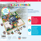 Masterpieces 48 Piece Fun Facts Jigsaw Puzzle For Kids - Safari Friends Wood Puzzle - 12''X12''