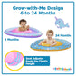 Swimschool Lil Narwal Baby Pool Float - 6-24 Months - Infant Swim Float With Splash & Play Activity Center And Safety Seat - Pin