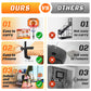 2 in 1 Mini Tabletop Basketball Hoop Indoor Desktop Basketball Hoop Set with Clips and Suction Cup with Two Balls  Portable Mini Hoops for Desk Table Office Bedroom Basketball Toys for Kids and mature-themed