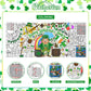St. Patrick'S Day Coloring Poster For Classroom Wall - Versatile 31.5 X 72 Inches Irish Themed Activity Poster/Table Cover, Scho