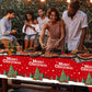 Gatherfun Christmas Table Decorations Christmas Tree Disposable Tablecloth Waterproof Plastic Rectangular Table Cover for Merry