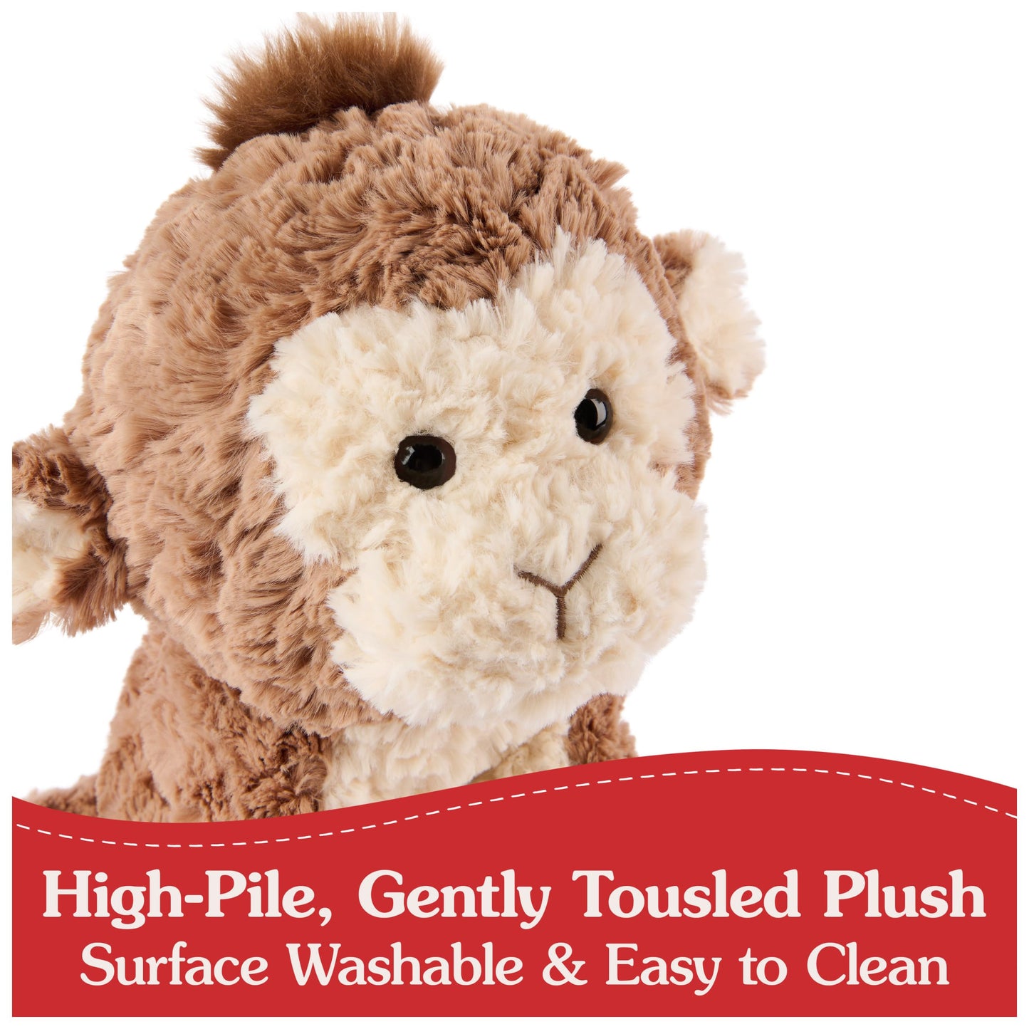 GUND Cozys Collection Monkey Plush Stuffed Animal, Brown, 10", High Quality Material, Ideal for Ages 1 and Up