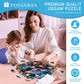 Wooden Puzzles For Adults, Embossed Sea Turtle Puzzle For Adults, Unique Shaped Wooden Jigsaw Puzzles, Wood Puzzles Adult, For A