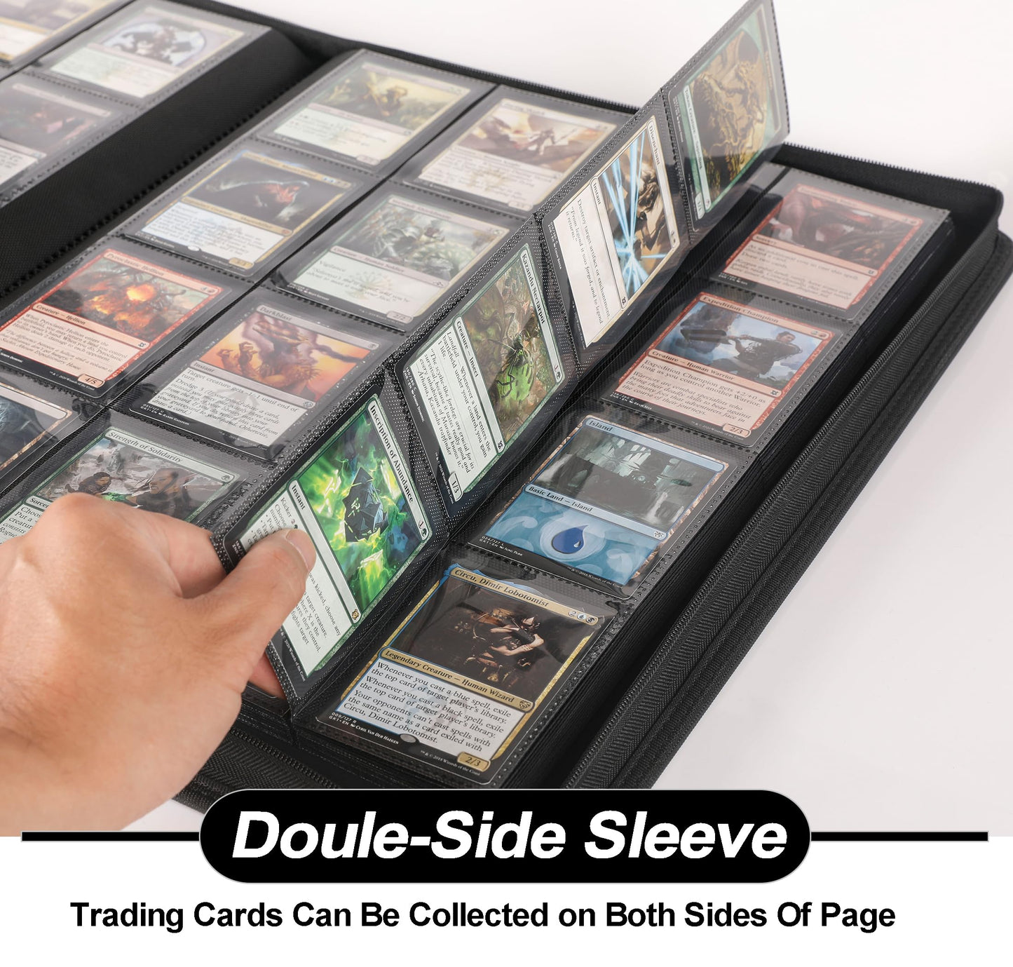 D DACCKIT Card Binder 16 Pocket - Fits 1024 Cards