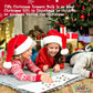 JUNEBRUSHS 150Pcs Christmas Erasers for Kids Bulk, Cute Mini Peppermint Candy Cane Pencil Erasers Novelty Holiday Erasers for St