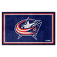 FANMATS 10577 Columbus Blue Jackets 4ft. x 6ft. Plush Area Rug