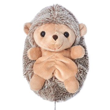 DILLY DUDU 20CM Plush Hedgehog Stuffed Animal, Soft Brown Toy Gift for Children & Girlfriend, 8 Inches