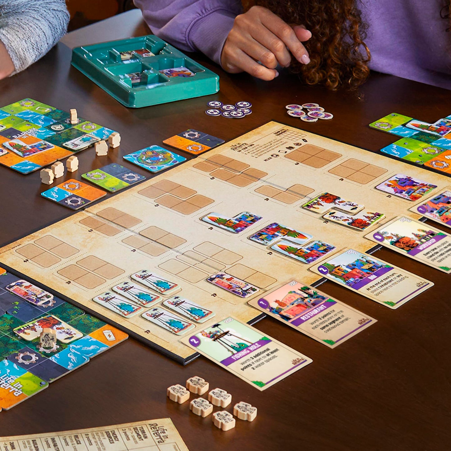Hasbro Gaming Life in Reterra Strategy Board Game | Ages 10+ | 2-4 Players | Plastic | Small | Model F8847
