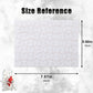 Christmas Blank Jigsaw Puzzle 70 Pieces 0.84 X 0.78 Inch White Blank Puzzle Rectangle Decorating Puzzle For Decorating Boys And Girls Art Activity, Wedding Birthday Party, 5.12 X 3.54 Inches