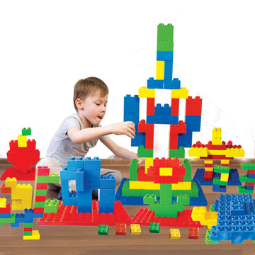 Playmagic Diy Building Block Construction Set Of 85 Pieces|Learning & Educational Puzzle Toy|Roleplay Activity Set|Motor Skill D
