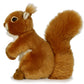 Ice King Bear Reaistic Red Squirrel Stuffed Animal Plush Toy (With Nut)