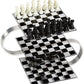 John N. Hansen Co. Strato Chess Set - Black Steel, Model 529