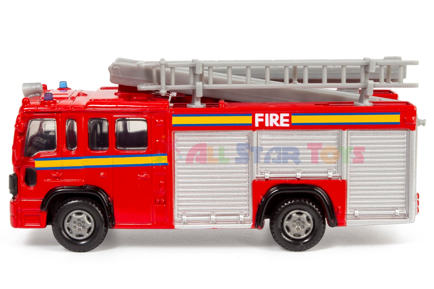 London Fire Truck 5 Inch Diecast Model Toy Car Fire Engine by All Star Toys Motormax 76006