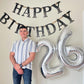 50 Balloon Number, Silver Number 50Th Birthday Balloons 40 Inch, 50 Years Old Silver Birthday Decorations For Men Women, 50Th An