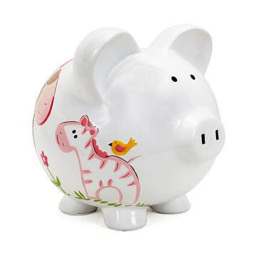 Child To Cherish Piggy Bank, Jungle Jill, Large