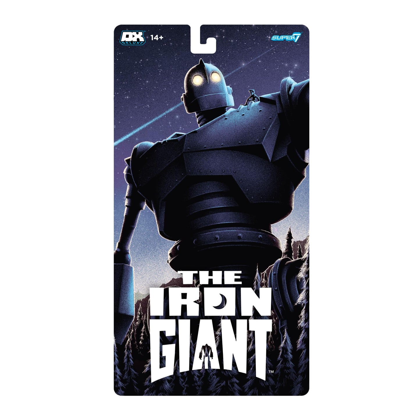 Super7 Deluxe Iron Giant Action Figure - 7" Scale, Multicolor, Plastic, Model DE-IRGI-10118, Classic Animated Movie Collectible