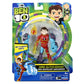 Ben 10 Omni-Glitch Heroes Action Figure Set - Ben, Heatblast, Shock Rock - Medium Multi Plastic - Model 76142