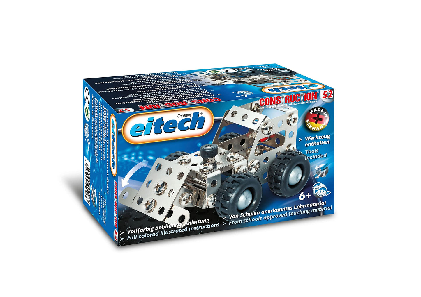 Eitech Bulldozer Construction Set and Educational Toy - Steel Construction- Promotes Creativity and Engineering Prowess Through