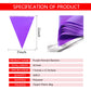 Tsmd Solid Purple Pennant Banners Flags String Diy Bunting Flags,Party Decorations For Grand Opening,Kids Birthday,Party Events