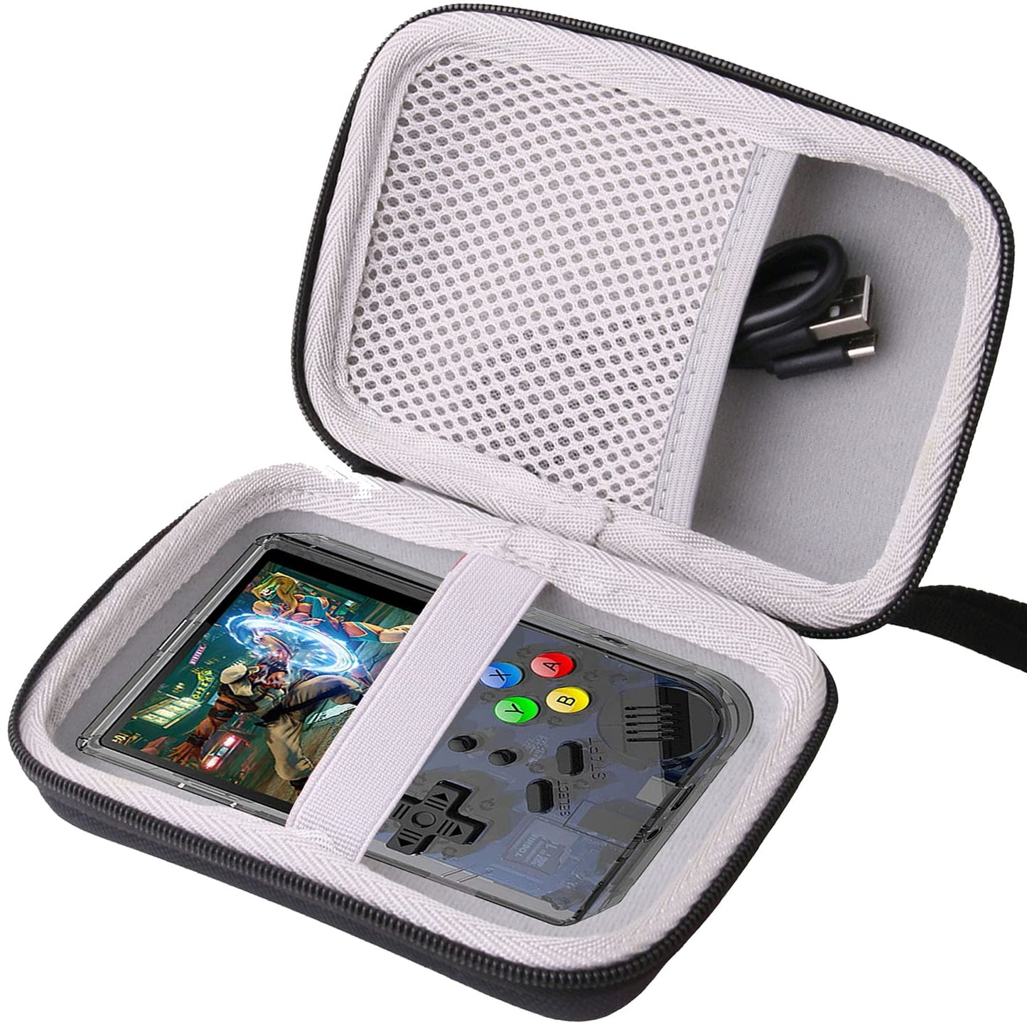 Jinmei Hard Eva Carrying Case For Mjkj/Dreamhax Rg300 Handheld Game Console Storage Case
